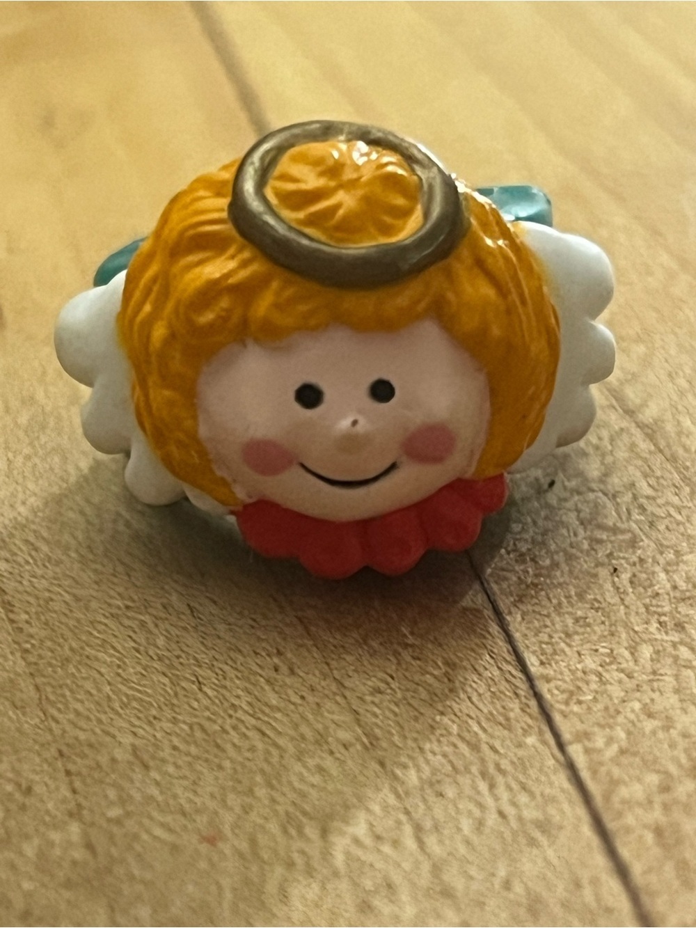 VTG 1980s RUSS Berrie Cabbage Patch Kids Angel Ring Rare Kids Plastic Toy